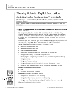 Planning Guide for Explicit Instruction (.doc)
