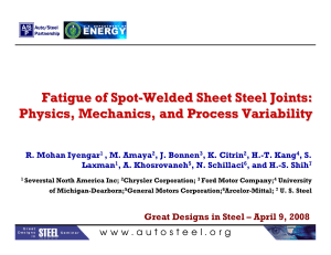 Fatigue of Spot-Welded Sheet Steel Joints