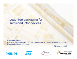 Lead-free packaging for semiconductor devices