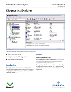 Diagnostics Explorer - Emerson Process Management