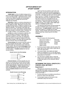 optics bench kit study guide