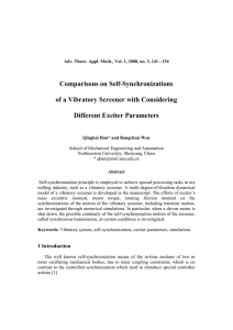Comparisons on Self-Synchronizations of a Vibratory