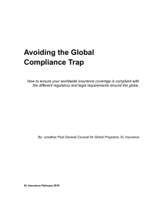 Avoiding the Global Compliance Trap