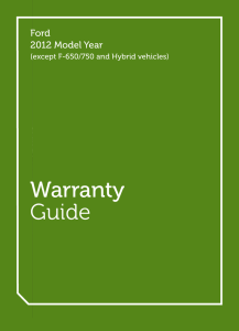 Warranty Guide