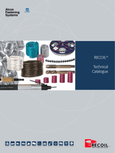 RECOIL® Technical Catalogue