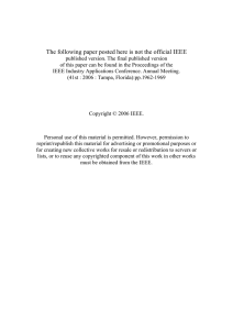 The following paper posted here is not the official IEEE published