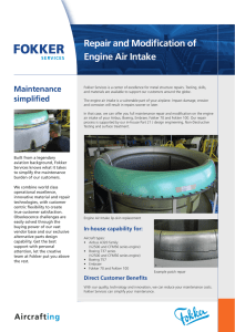 Repair and Modification of Engine Air Intake