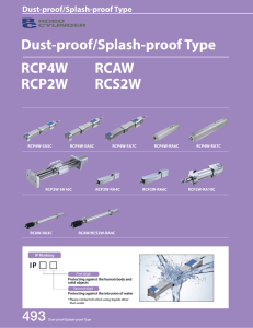 8 Dust and Splash-Proof types / P493-522