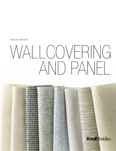How to Specify Wallcovering and Panel