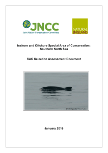 Southern North Sea SAC Selection Assessment Document