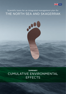the north sea and skagerrak cumulative environmental effects