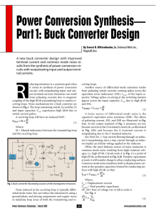 Improved Buck Design (PET March 2003)