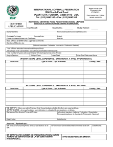 ISF Application Form