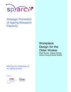 Workplace Design for the Older Worker - SPARC