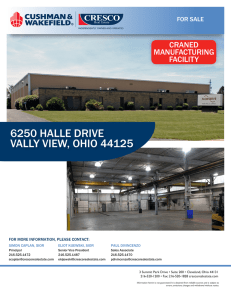 6250 HALLE DRIVE VALLY VIEW, OHIO 44125