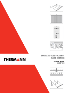 Evacuated Tube Solar Electric Technical Manual