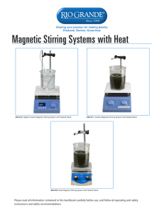 Magnetic Stirring Systems with Heat