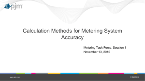 Calculation Methods for Metering System Accuracy