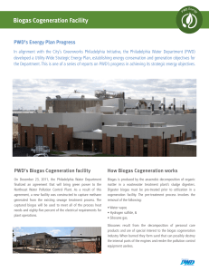 Biogas Cogeneration Facility - Philadelphia Water Department
