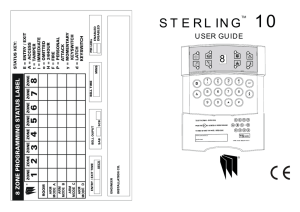 Sterling 10 LCD / Icon User Guide