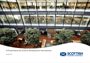 Customer Contact Centre Sector in Scotland