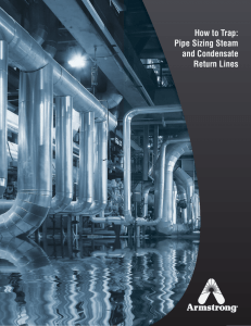 Pipe Sizing Steam and Condensate Return