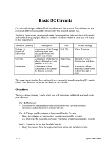 Basic DC Circuits