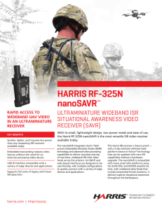 Harris rF-325N nanosaVr™