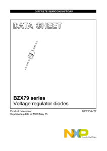 BZX79 series Voltage regulator diodes