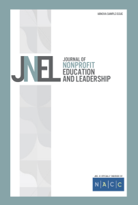 Nonprofit Education and Leadership