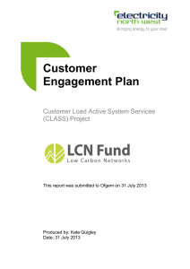 Customer Engagement Plan