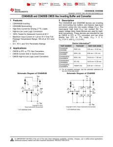 CD4049UB, CD4050B (Rev. J)