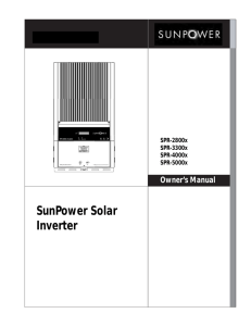 SunPower Solar Inverter