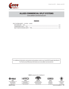 Allied Commercial Split Systems