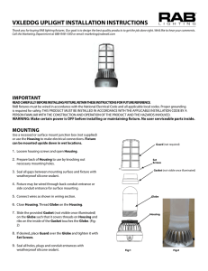 RAB Lighting VXLED13DG/UP LED Vapor Proof Light Fixture