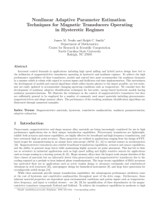 Nonlinear Adaptive Parameter Estimation