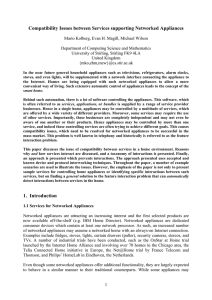 Compatibility Issues between Services supporting Networked