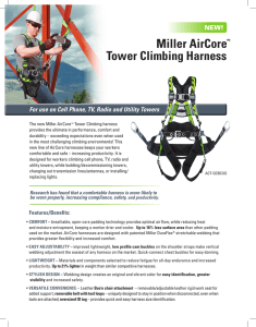 Miller AirCore™ Tower Climbing Harness