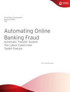 Automating Online Banking Fraud