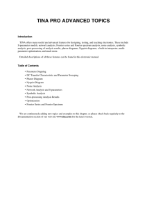 TINA PRO ADVANCED TOPICS