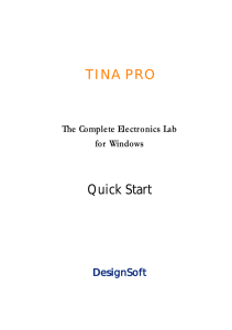 tina 6 quick start manual