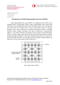 Introduction to Field Programmable Gate Array (FPGA)