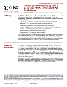 Xilinx XAPP457 Powering and Configuring Spartan