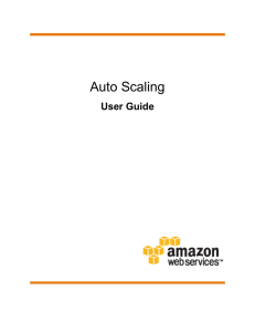 Auto Scaling User Guide - AWS Documentation