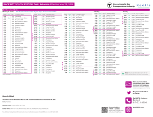 Back Bay to South Station