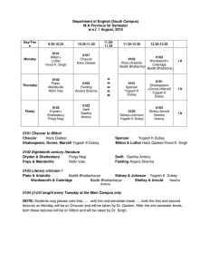 MA English - Timetable (July-Nov, 2016)