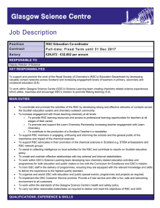 Job description - RSC Education Coordinatorhot!
