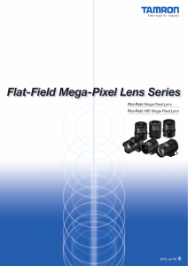 Flat-Field Mega-Pixel Lens Series