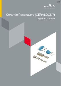 Ceramic Resonators (CERALOCK®)