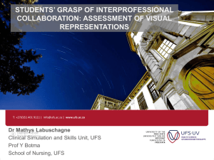 STUDENTS` GRASP OF INTERPROFESSIONAL COLLABORATION